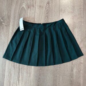 Urban Outfitters Green Pleated Shirt. NWT